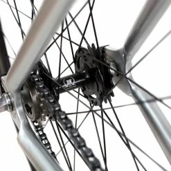 BLB Brick Lane Bikes La Piovra ATK Fixie/Singlespeed Bike - Argent Poli -Vélos Soldes 0037730 blb la piovra atk fixie single speed bike polished silver