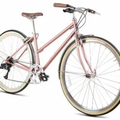 6KU Odessa City Bike - Madison Or -Vélos Soldes 0043876 6ku odessa 8spd city bike madison gold