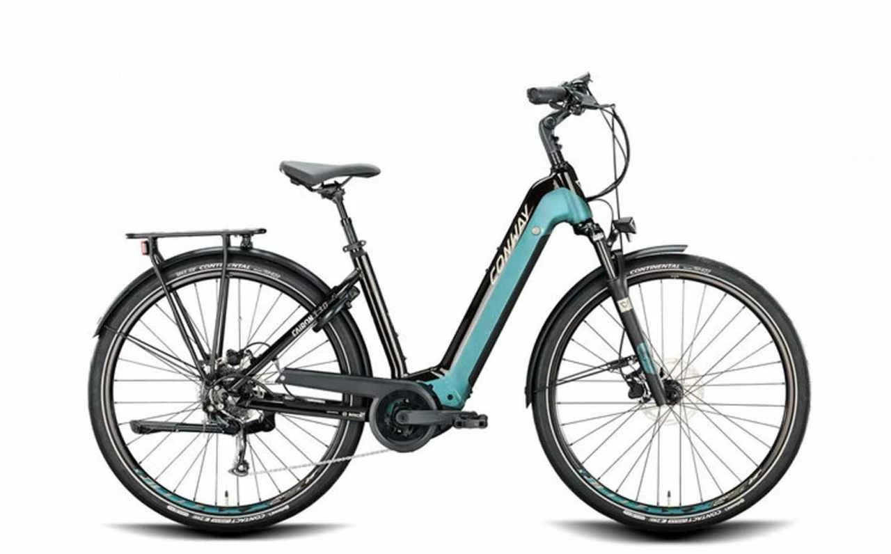 Conway Cairon T 3.0 625 Moos Metallic Matt / Platin Matt Vélo Trekking électrique Col De Cygne 3 Conway Cairon T 3.0 625 Moos Metallic Matt / Platin Matt Vélo Trekking électrique Col De Cygne