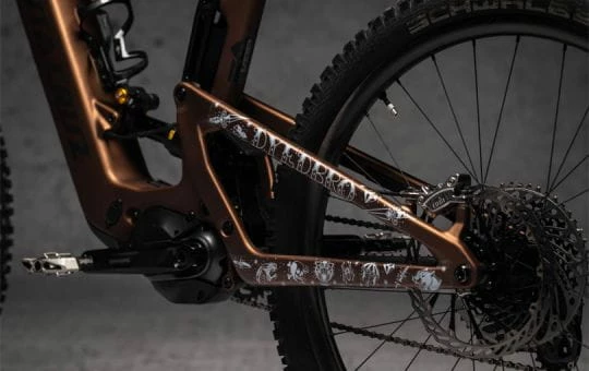 Dyedbro Kit De Protection Pour Cadre De Vélo électrique Old School Tattoo - White Matt 5 Dyedbro Kit De Protection Pour Cadre De Vélo électrique Old School Tattoo - White Matt – Image 3