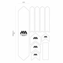 AMS - All Mountain Style Honeycomp Frame Guard XL - Transparent -Vélos Soldes 122358a718848e403