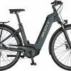 Scott Sub Tour ERIDE 20 USX Petrol Blue / Gloss Metal Beige / Black Vélo Trekking électrique Col De Cygne