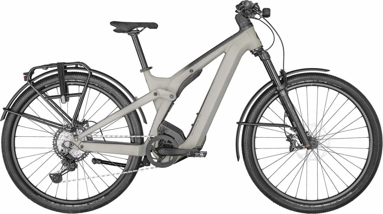 Scott Axis ERIDE EVO Tour FS Misty Grey Matt / Black VTT Tout Suspendu électrique Trekking 3 Scott Axis ERIDE EVO Tour FS Misty Grey Matt / Black VTT Tout Suspendu électrique Trekking