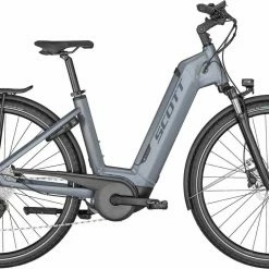 Scott Sub Tour ERIDE 10 Unisex Dolphin Grey / Abyss Blue Vélo Trekking électrique Col De Cygne