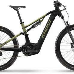 Ghost E-ASX 130 Essential Black / Light Kaki VTT Tout Suspendu électrique
