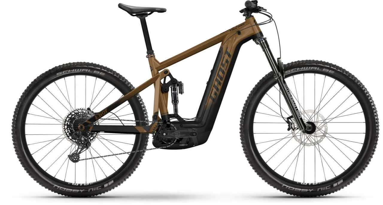 Ghost E-Riot Trail Advanced Black / Gold VTT Tout Suspendu électrique 3 Ghost E-Riot Trail Advanced Black / Gold VTT Tout Suspendu électrique