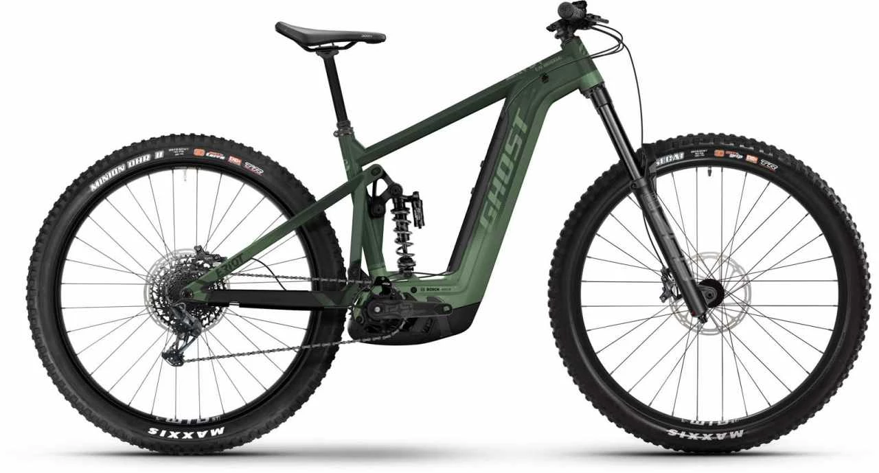Ghost E-Riot EN Universal Dark Green / Metallic Green VTT Tout Suspendu électrique 3 Ghost E-Riot EN Universal Dark Green / Metallic Green VTT Tout Suspendu électrique