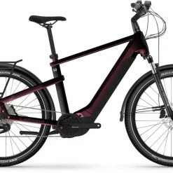Winora Yakun X10E Darkred Vélo Trekking électrique Homme