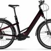 Winora Yakun X10E Darkred Vélo Trekking électrique Col De Cygne