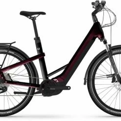 Winora Yakun X10E Darkred Vélo Trekking électrique Col De Cygne