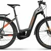 Haibike Trekking 10 I625Wh Titan/lava Matte Vélo Trekking électrique Col De Cygne