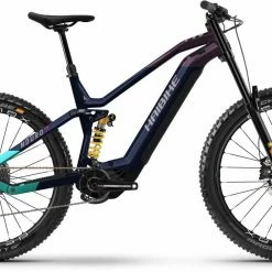 Haibike Nduro 8 Freeride Gloss Navy Pink Aqua Titan VTT Tout Suspendu électrique
