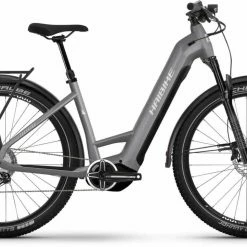 Haibike Trekking 7 Urban Grey/white Gloss V?lo Trekking ?lectrique Col De Cyg