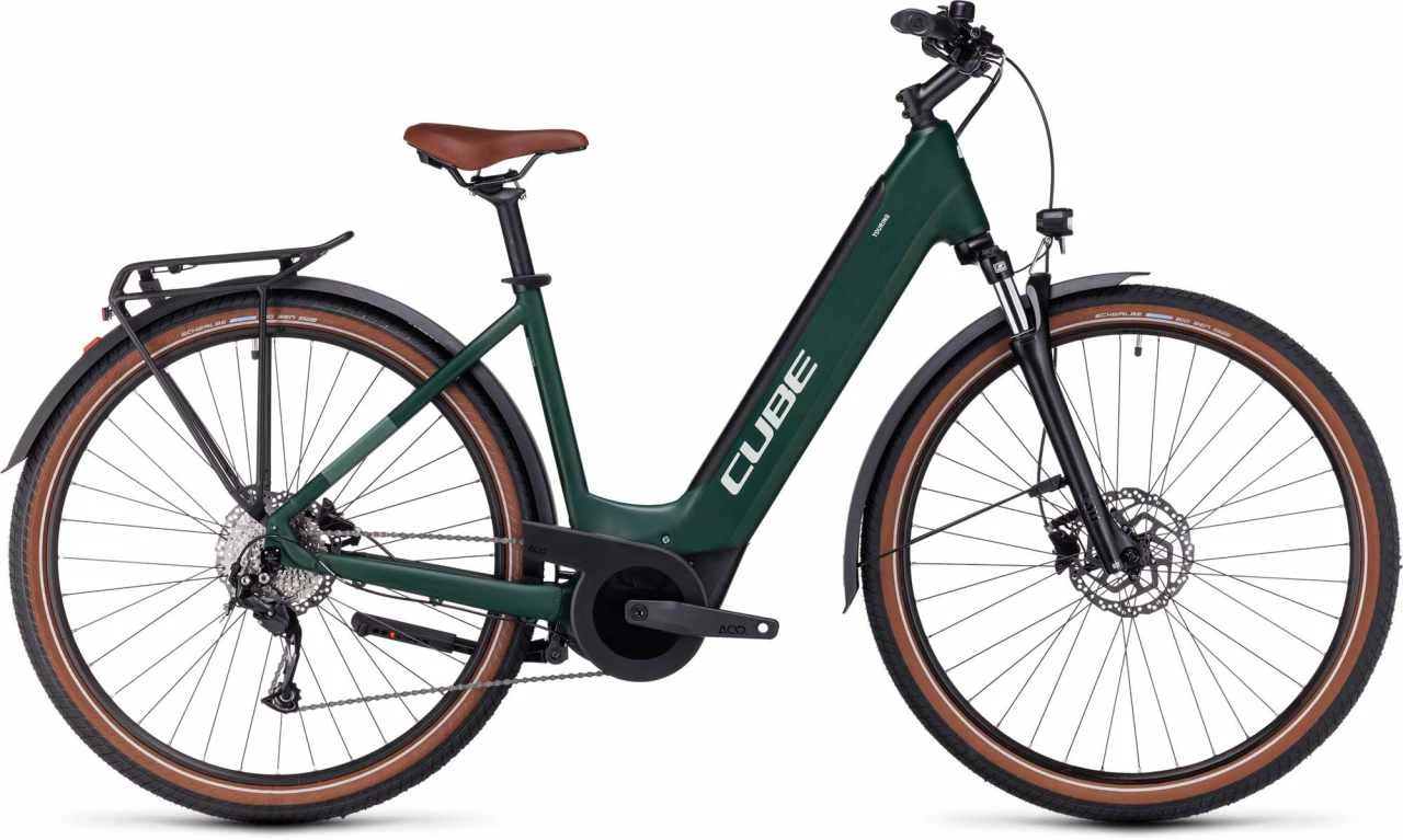 Cube Touring Hybrid ONE 625 Darkgreen N Green Vélo Trekking électrique Col De Cygne 3 Cube Touring Hybrid ONE 625 Darkgreen N Green Vélo Trekking électrique Col De Cygne