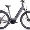 Cube Touring Hybrid EXC 625 Grey N Metal Vélo Trekking électrique Col De Cygne
