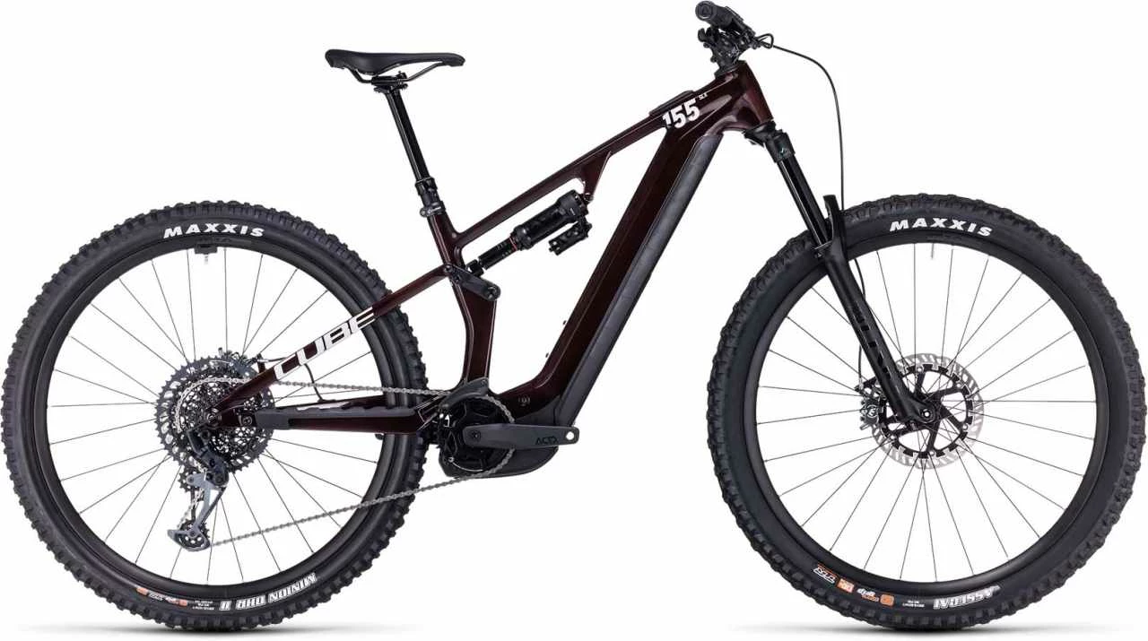 Cube Stereo Hybrid ONE55 C:68X SLX 750 29 Liquidred N Carbon VTT Semi-rigide électrique 3 Cube Stereo Hybrid ONE55 C:68X SLX 750 29 Liquidred N Carbon VTT Semi-rigide électrique