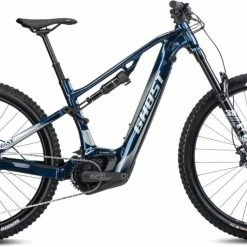 Ghost E-ASX 160 Advanced AL Dark Blue Pearl / Light Grey Pearl Glossy VTT Tout Suspendu électrique