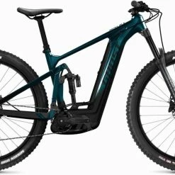 Ghost E-Riot AM CF Advanced Dirty Blue / Black Glossy / Matt VTT Tout Suspendu électrique