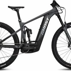 Ghost E-Riot AM CF Full Party Black / Grey Matt VTT Tout Suspendu électrique