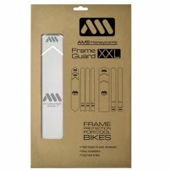 AMS - All Mountain Style Autocollant De Protection Du Cadre En Nid D'abeille XXL - Transparent