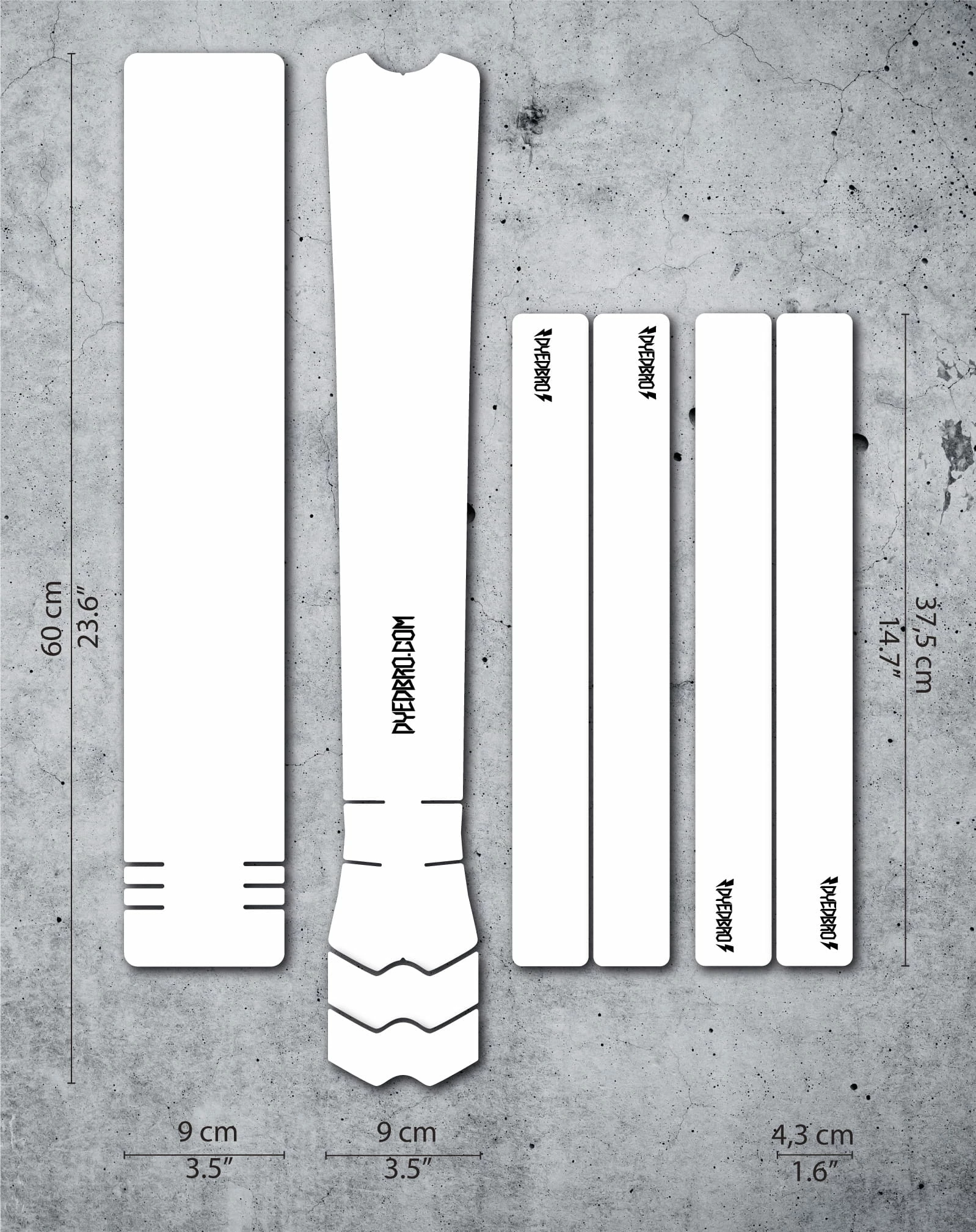 Dyedbro Kit De Protection Du Cadre - Paillettes Claires 3 Dyedbro Kit De Protection Du Cadre - Paillettes Claires