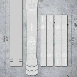 Dyedbro Kit De Protection Du Cadre - Día De Muertos - Blanc Mat