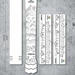 Dyedbro Kit De Protection Du Cadre - EWS Mountains - Noir Mat