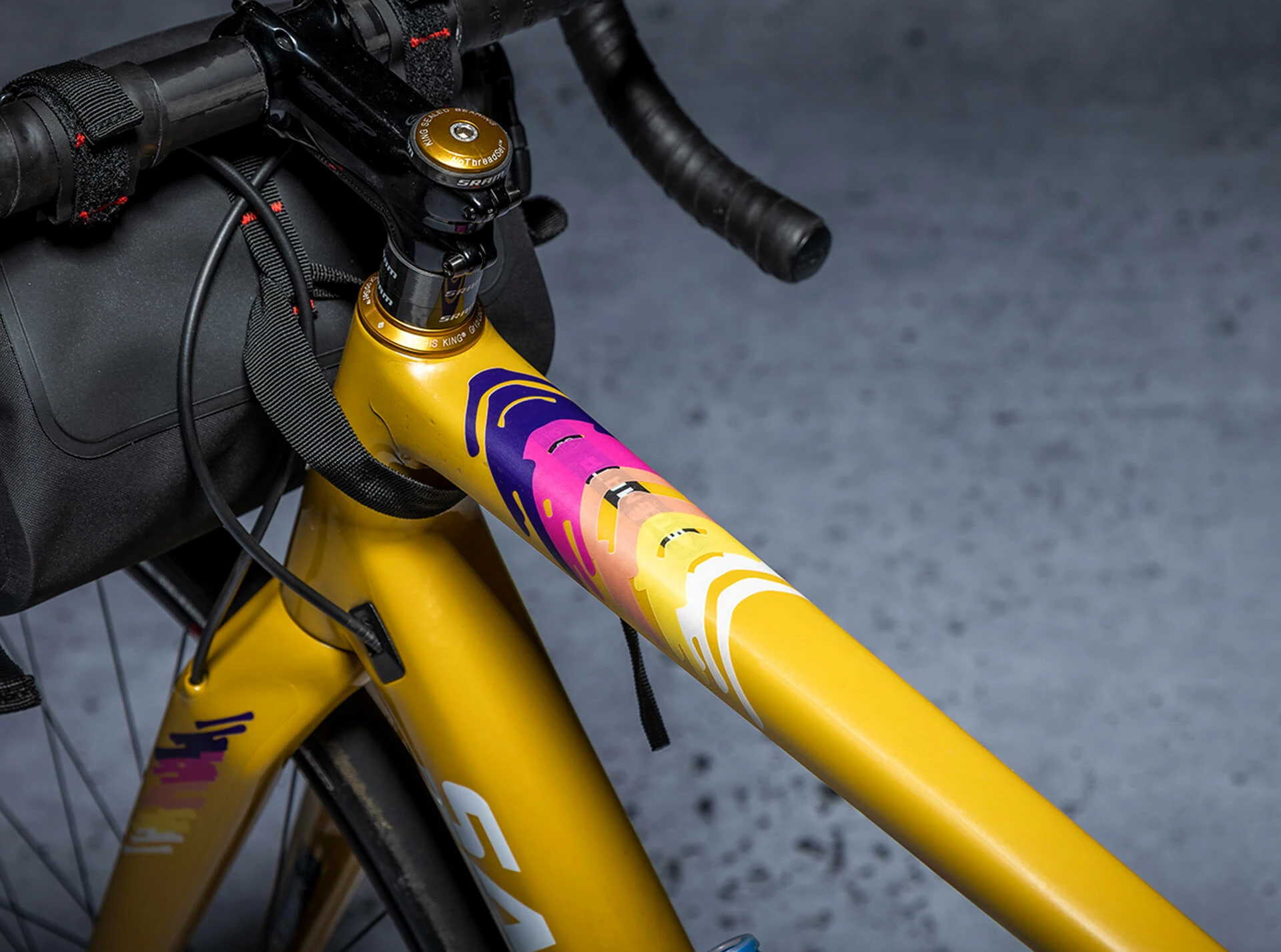 Dyedbro Kit De Protection De Cadre Gravel 80s - Matte 6 Dyedbro Kit De Protection De Cadre Gravel 80s - Matte – Image 4