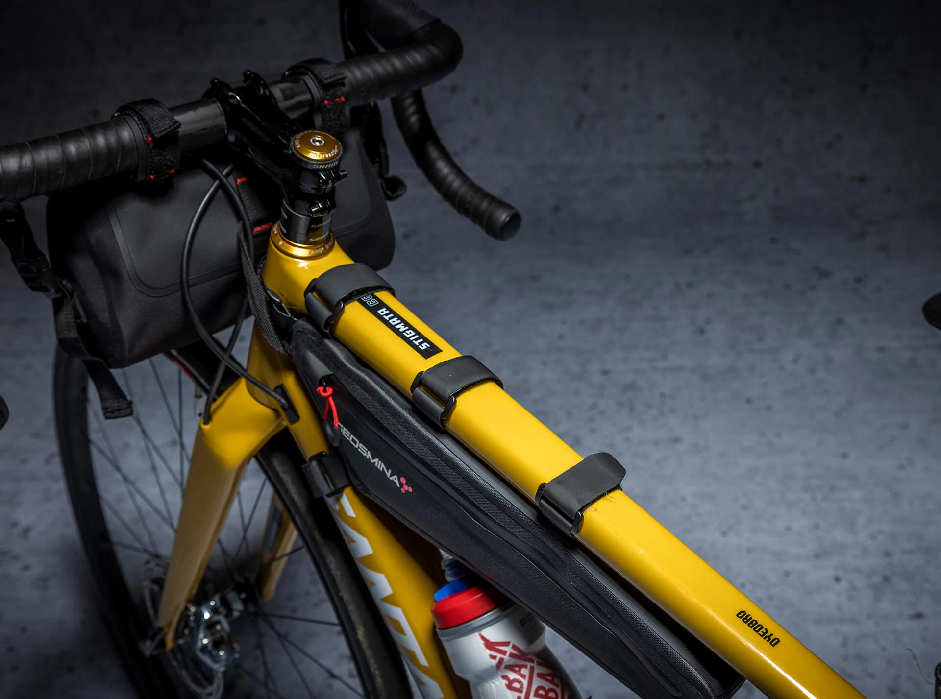 Dyedbro Kit De Protection De Cadre Gravel Clear - Black Gloss 6 Dyedbro Kit De Protection De Cadre Gravel Clear - Black Gloss – Image 4