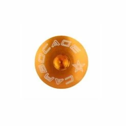Carbocage Capuchon De Tête En Carbone Avec Griffe 1-1/8 Pouce - Orange