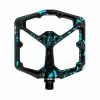 Crankbrothers Pédale De Plateforme Stamp 7 Large - Splatter Limited Edition Black/Blue