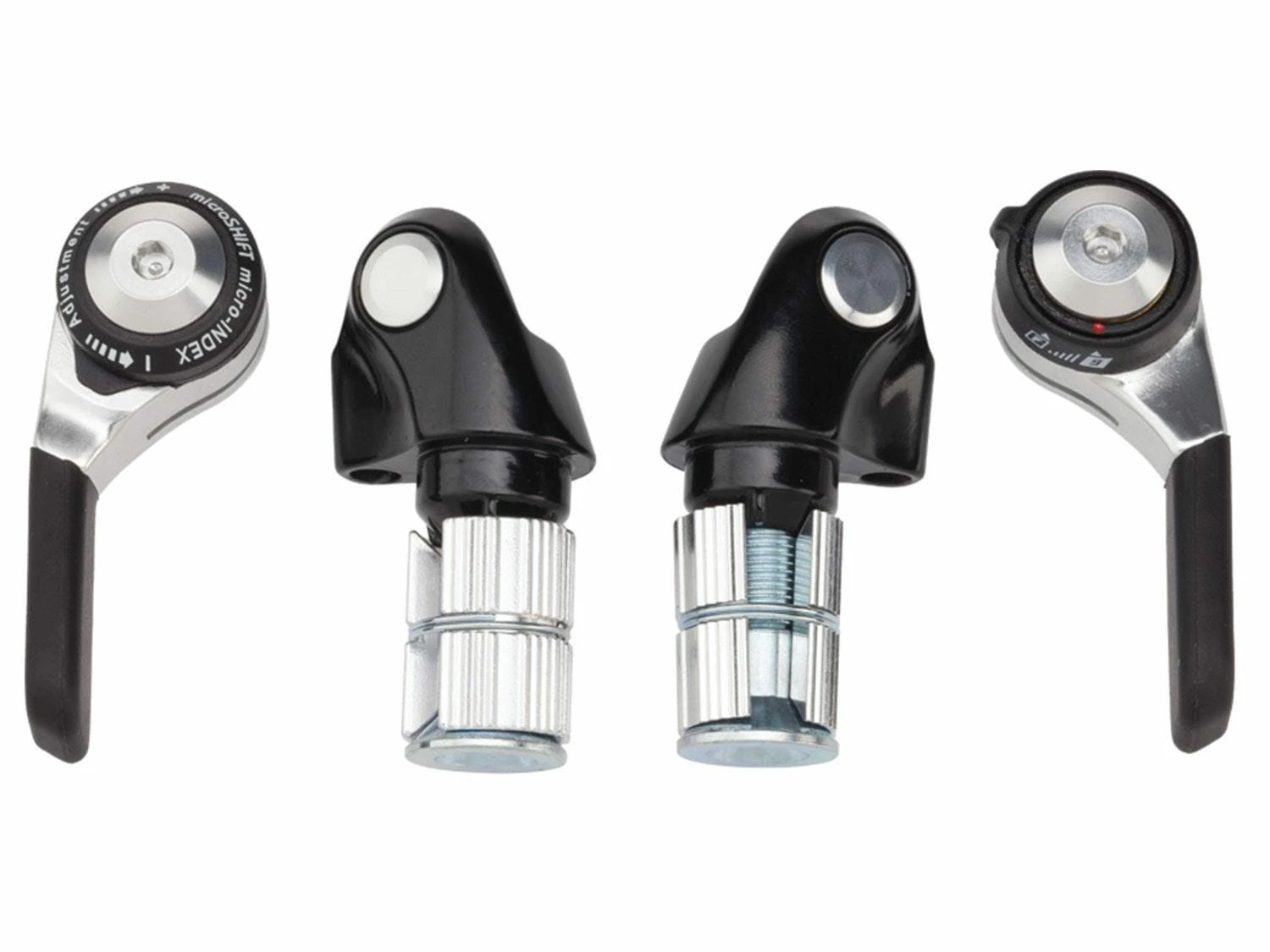 MICROSHIFT R9 Road Bar End Flat Bar Levier De Vitesse 2/3x9 Speed - Black 3 MICROSHIFT R9 Road Bar End Flat Bar Levier De Vitesse 2/3x9 Speed - Black