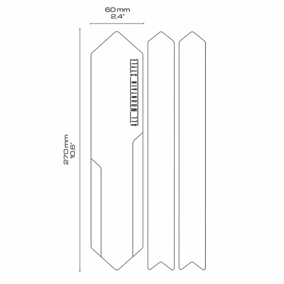 AMS - All Mountain Style Protecteur De Patte D'oie - Structure Alvéolaire Transparent 5 AMS - All Mountain Style Protecteur De Patte D'oie - Structure Alvéolaire Transparent – Image 3
