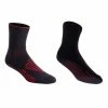 Chaussettes Hiver BBB InfraRouge FirFeet Noir/Rouge -Vélos Soldes chaussettes hiver bbb infrarouge firfeet bso 16