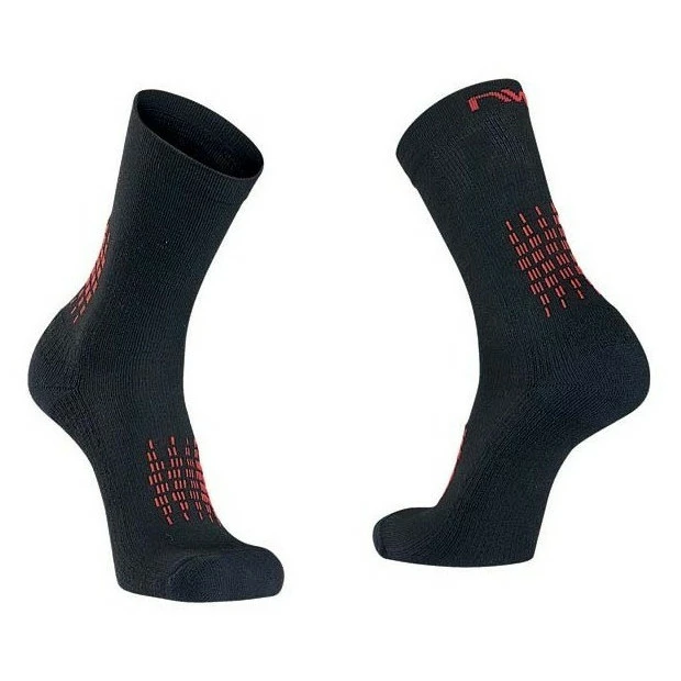 Chaussettes Hiver Northwave Fast Winter Noir/Rouge 3 Chaussettes Hiver Northwave Fast Winter Noir/Rouge