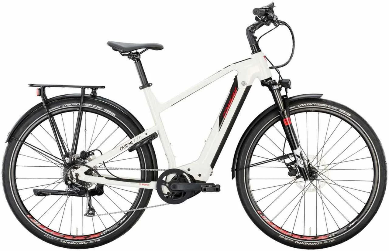 Conway Cairon T 3.0 625 Pearl White / Black Metallic Vélo Trekking électrique Homme 3 Conway Cairon T 3.0 625 Pearl White / Black Metallic Vélo Trekking électrique Homme