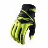 Gants VTT Kenny Brave Jaune Fluo/Noir 2023 -Vélos Soldes gants vtt kenny brave jaune fluo noir 2023