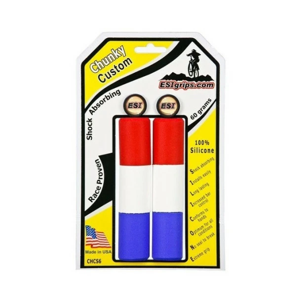 ESI Grips Grips ESI Chunky - Bleu/Blanc/Rouge 3 ESI Grips Grips ESI Chunky - Bleu/Blanc/Rouge