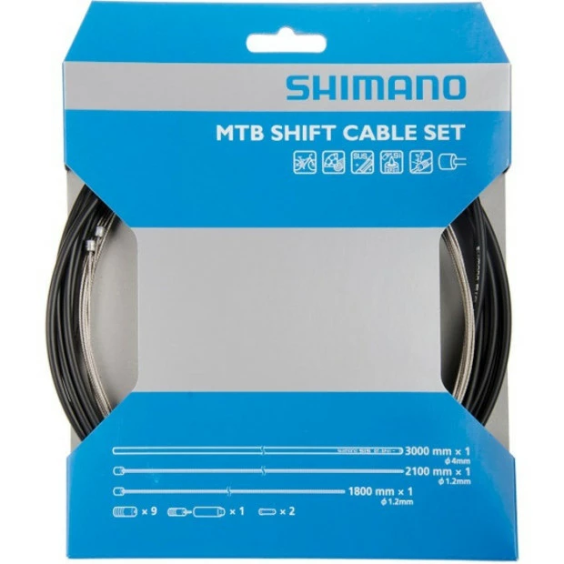 Kit Câblerie Dérailleur VTT Shimano Y60098021 - Noir 3 Kit Câblerie Dérailleur VTT Shimano Y60098021 - Noir