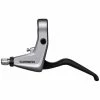 Levier De Frein Shimano Alivio BL-T4010 - Gauche - Argent -Vélos Soldes levier de frein shimano alivio bl t4010 gauche argent