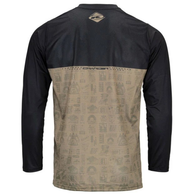 Maillot Enduro Manches Longues Kenny Charger Kaki 4 Maillot Enduro Manches Longues Kenny Charger Kaki – Image 2