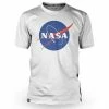 Maillot Manches Courtes Loose Riders Nasa Emblem Blanc