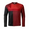 Maillot VTT Manches Longues Vaude Moab LS VI Rouge Brillant 1 Maillot VTT Manches Longues Vaude Moab LS VI Rouge Brillant -Vélos Soldes maillot vtt manches longues vaude moab ls vi rouge brillant