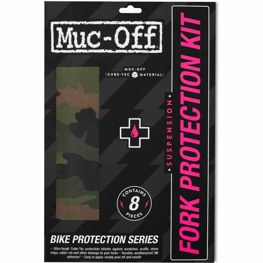 Muc-Off Kit De Protection De Fourche - Camo Black/green 3 Muc-Off Kit De Protection De Fourche - Camo Black/green