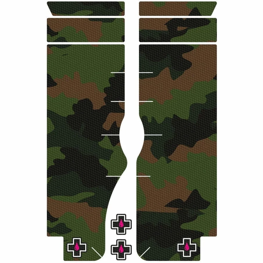 Muc-Off Kit De Protection De Fourche - Camo Black/green 4 Muc-Off Kit De Protection De Fourche - Camo Black/green – Image 2