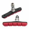 Patin V-Brake Monobloc Jagwire JS908T-R Rouge - [x 1 - Paire] -Vélos Soldes patin v brake monobloc jagwire js908 t x2 rouge