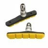 Patin V-Brake Monobloc Jagwire JS908T-Y Jaune - [x 1 - Paire] -Vélos Soldes patin v brake monobloc jagwire js908t y x2 jaune