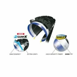 Pneu Michelin DH E-Wild Front Tubeless Ready 27,5x2,60 - Noir -Vélos Soldes pneu michelin dh e wild front tubeless ready 275x260 noir 1