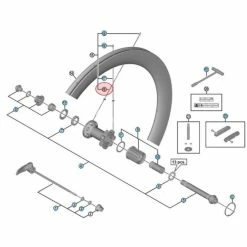 Rayon Shimano Dura Ace WH-R9100-C60 -Vélos Soldes rayon shimano dura ace wh r9100 c60 1