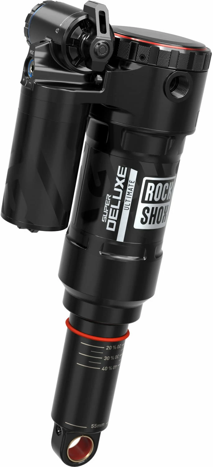 Rock-shox Super Deluxe Ultimate Debon Air+ RC2T, 185x55 Mm Trunnion/Standard - Noir 3 Rock-shox Super Deluxe Ultimate Debon Air+ RC2T, 185x55 Mm Trunnion/Standard - Noir